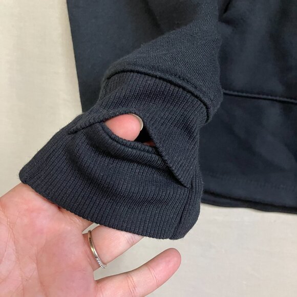 All in Motion Women's Small Black Core Fleece Pullover 1/2 Zip Sweatshirt Pocket - Picture 9 of 16